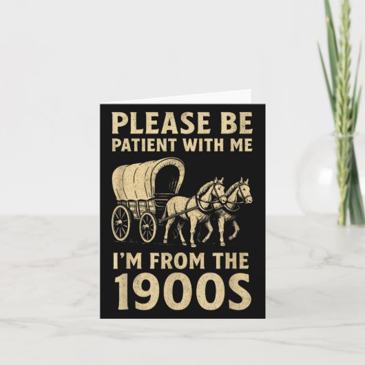 Funny Shirt für Vater Männer Frauen aus dem 19. Ja Karte (Vorderseite)