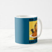 Funny Shirt More Spaghetti Less Upsetti Capybara Kaffeetasse (VorderseiteRechts)