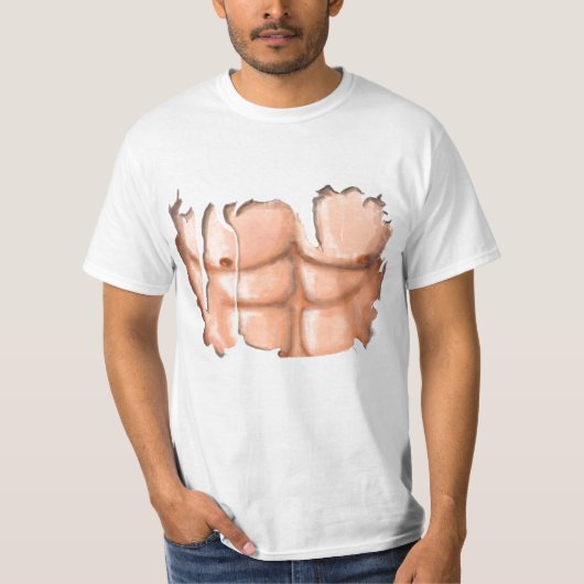 Funny Shirt - Muscle and Six Pack (Vorderseite)