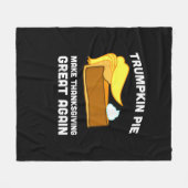 Funny Shirt Trumpkin Pie Erntedank Great A Fleecedecke (Vorderseite (Horizontal))