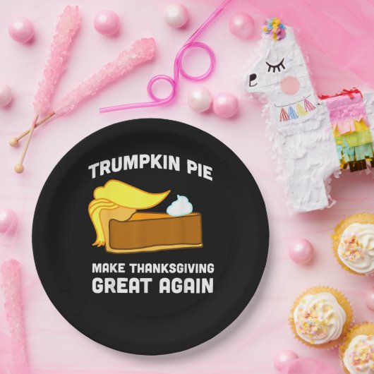 Funny Shirt Trumpkin Pie Erntedank Great A Pappteller (Party)