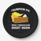 Funny Shirt Trumpkin Pie Erntedank Great A Pappteller (Vorderseite)