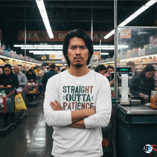 Funny Shirts, Straight Outta Patientin T-Shirt