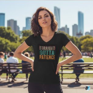 Funny Shirts, Straight Outta Patientin T-Shirt