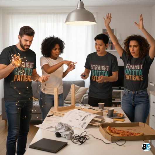 Funny Shirts, Straight Outta Patientin T-Shirt