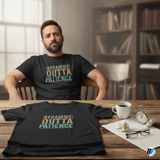 Funny Shirts, Straight Outta Patientin T-Shirt