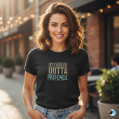 Funny Shirts, Straight Outta Patientin T-Shirt