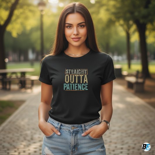 Funny Shirts, Straight Outta Patientin T-Shirt