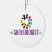 Funny Shoe Lover Keramikornament (Links)
