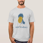Funny Shoebill Stopp Staring T-Shirt (Vorderseite)