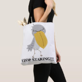 Funny Shoebill Stopp Staring Tasche (Von Nahem)