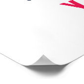 Funny Shoot für den Mond Versagte Cartoon Zitat Poster (Ecke)