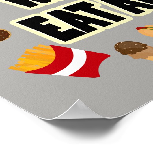 Funny Shooting Put, Discus Thrower Poster Geschenk (Ecke)