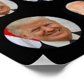 Funny Shopping Cart Trump Biden Wahl Meme Abstimmu Poster (Ecke)