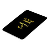 Funny Shopping Hoarding Joke Magnet (Linke Seite)