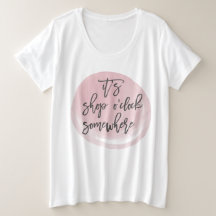 Funny Shopping Zitat Moderne handgeschriebene Typo