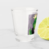Funny Shot Glass mit Froschprinz - Kiss Schnapsglas (Links)