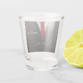 Funny Shot Glass Personalisiert Name Business Anzu Schnapsglas (Rückseite)