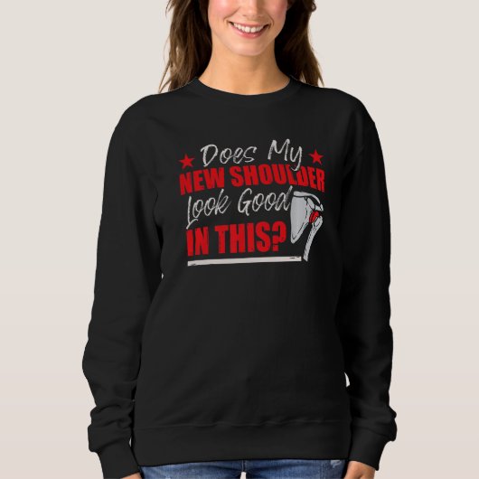 Funny Shoulder Surgery Humor Premium Sweatshirt (Vorderseite)