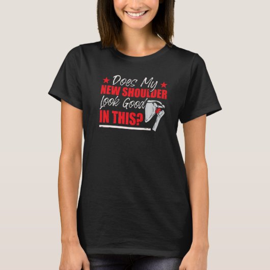 Funny Shoulder Surgery Humor Premium T-Shirt (Vorderseite)