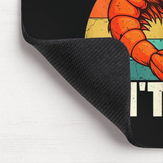 Funny Shrimn' Ain't Easy Shrimp Cool Fishing Fishe Mousepad (Ecke)