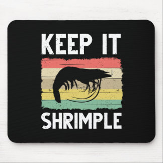 Funny Shrimp Geschenk für Männer Frauen Cooles Ang Mousepad