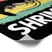 Funny Shrimp Geschenk für Männer Frauen Cooles Ang Poster (Ecke)