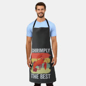 Funny Shrimp Shellfish Behielt es Shrimple Fishing Schürze (Getragen)