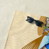 Funny Shrimp Strandtuch (Beispiel)