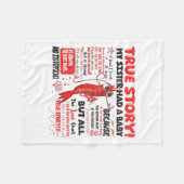Funny Shrimp True Story, meine Schwester hatte ein Fleecedecke (Vorderseite (Horizontal))