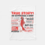 Funny Shrimp True Story, meine Schwester hatte ein Fleecedecke (Vorderseite)