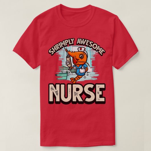 Funny ShrimpPrawn Pub für Phantastische Krankensch T-Shirt (Design vorne)