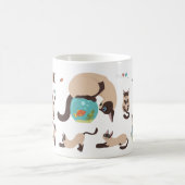 Funny Siamese Katzen Kaffeetasse (Mittel)