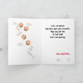 Funny Siberian Husky Birthday Card Donuts Einladung (Innenseite)