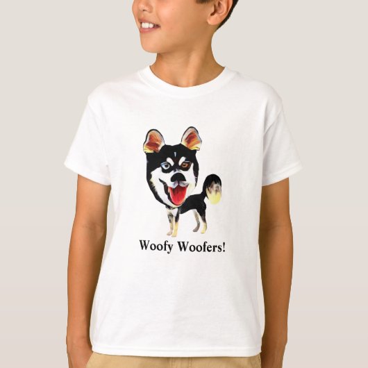Funny Siberian Husky Boys T - Shirt (Vorderseite)