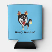 Funny Siberian Husky Can Cooler Dosenkühler (Rückseite)