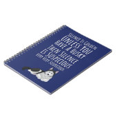 Funny Siberian Husky Gifts Dog Quote Parent Notizblock (Linke Seite)