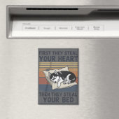 Funny Siberian Husky Pet Lovers Dog Owner Magnet (In Situ (Geschirrspüler))