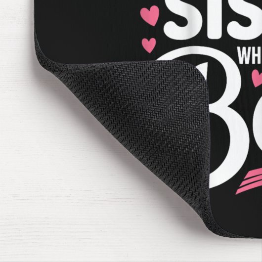 Funny Sibling I'm The Big Sister Which Makes Me Th Mousepad (Ecke)