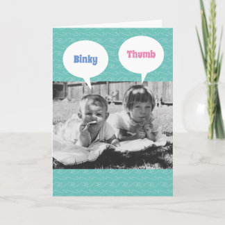 Funny Sibling Rivalry - Alte Ist zum Kotzen Geburt Karte