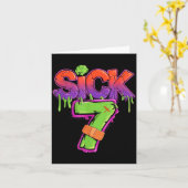 Funny Sick Seven 67 Funny Meme Sick Of 7 Karte (Gelbe Blume)