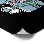 Funny Sick Seven Costume 7  Poster (Ecke)