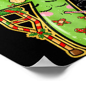 Funny Sick Seven Meme 67 Six Seven Santa Hat Chris Poster (Ecke)