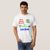 Funny Sie brauchen Bowls, um Rasen Bowls, Tshirt z (Vorne ganz)
