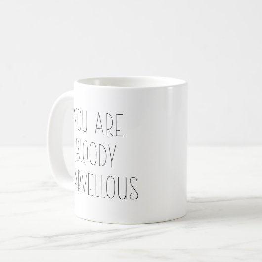 Funny Sie sind blutig wunderbar Kaffeetasse (Vorderseite Links)