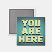 Funny Sie sind hier Cruise Door Signing Magnet (Vorderseite/Rückseite)