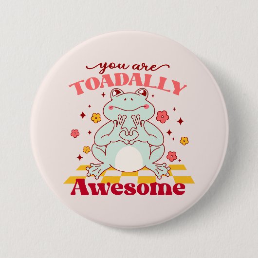 Funny Sie sind Phantastisch Puff Button (Vorderseite)