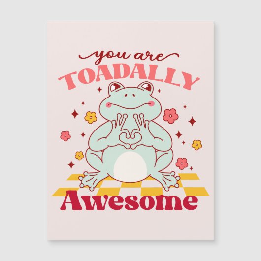 Funny Sie sind Phantastisch Puff Magnetkarte (Vorderseite)