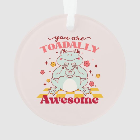 Funny Sie sind Phantastisch Puff Ornament (Rückseite)