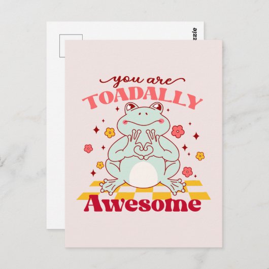 Funny Sie sind Phantastisch Puff Postkarte (Vorne/Hinten)